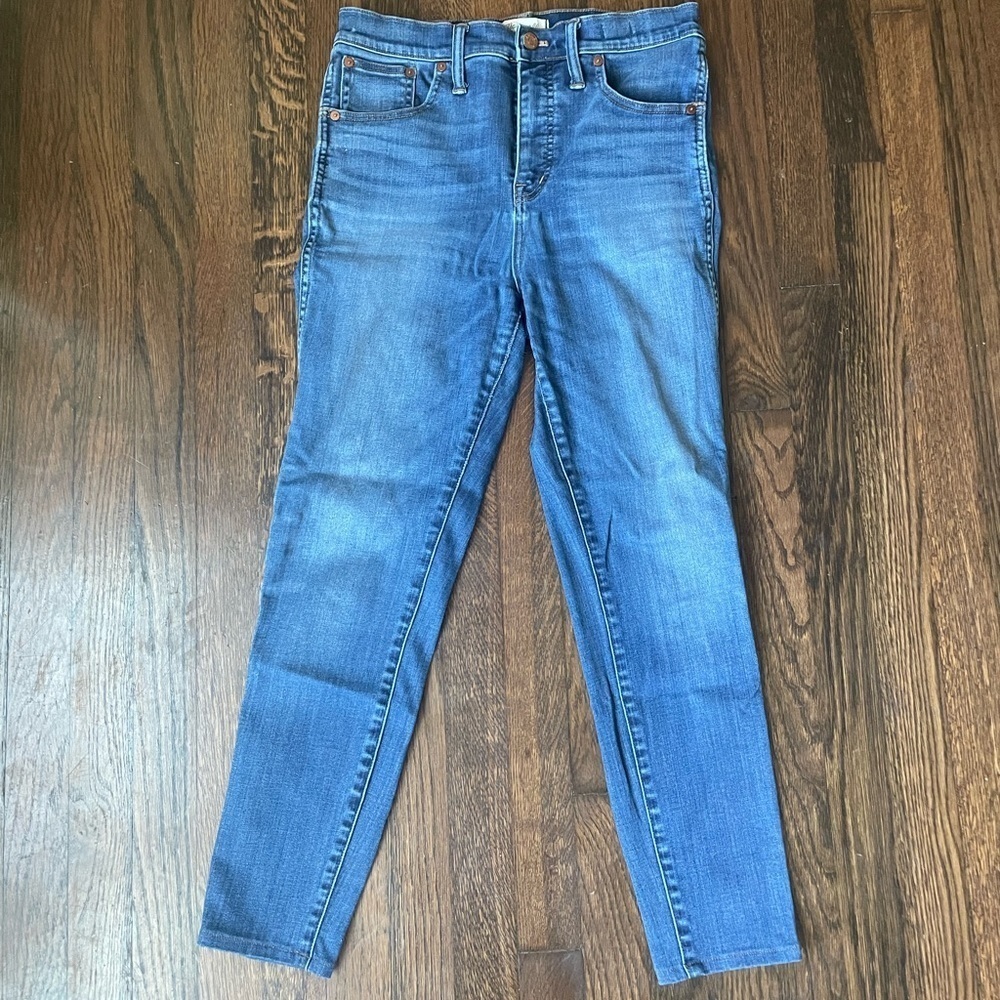 Madewell 10” high rise skinny jeans